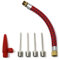 fiXte 6 Piece Pump Adaptor Set Kit Needles Bicycle Mountain Bike Airbed Ball Football Rugby Hand Speed Air Inflation Needle Valve Accessories