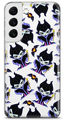 ERT GROUP Handyhülle für Samsung S22 Plus Original und offiziell Lizenziertes Disney Muster Maleficent 004 optimal an die Form des Handy angepasst, teilweise transparent