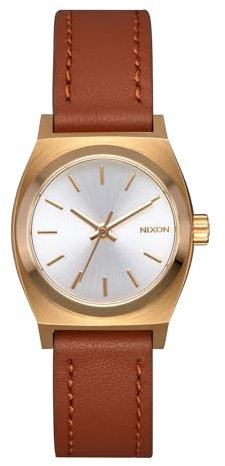 Nixon Herren Analog Quarz Uhr mit Leder Armband A509-5168-00