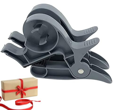 Fukamou Coupe-Papier d'emballage,Wrapping Paper Wrap Cutter,2 pièces Pinces De Table pour Emballage Cadeau De Noël,Outil De Coupe d'emballage De Vacances avec Distributeur De Ruban