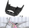 Runfarr Batteriefach Schlossabdeckung für Sur Ron,Kohlefaser-Muster-Fachschloss für Surron Light Bee Sur-Ron X Sur-Ron S Elektro-Dirt Bike