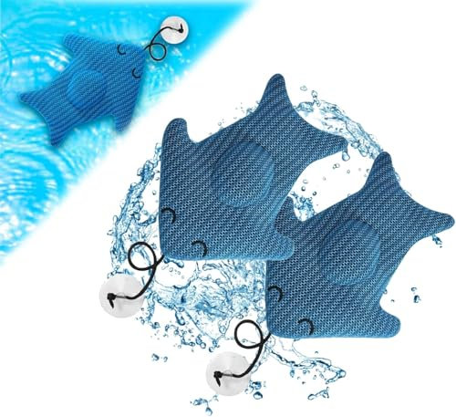 2 Pièces Eponge Absorbante Spa, Absorbeurs D'écume de, éponge Absorbante Piscine, Technologie 3D Réutilisable en Nid d'abeille, Absorbe la Saleté et la Graisse dans la Piscine
