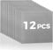 Lekebaby Classic Baseplates Building Base Plates for Building Bricks,10 x 10 Baseplates 100% Compatible with Major Brands,Pack of 12,Grey