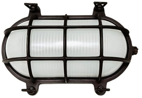 Wandlampe außen Glas Messing massiv 24 cm breit IP64 Schwarz Antik E27 Maritim Außenleuchte Haustür Balkon Terrassenleuchte Wand Eingang
