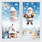 250 Stück Fensterbilder Weihnachten, Fensterdeko Weihnachten, Weihnachts Fensterbilder Selbstklebend Fensterdeko Weihnachtsmann Schneeflocken Schneemann Weihnachtsbaumfür Weihnacht Fenster