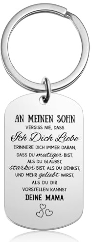 Otuuz Schlüsselanhänger Geschenk von Eltern Schlüsselanhänger mit Geschenkbox Geburtstagsgeschenk Aufmunterung Geschenk für von Mama und Papa