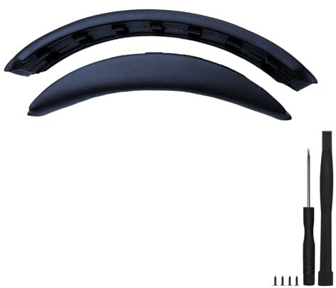 Nullmini Fascia di ricambio per cuffie Bose QuietComfort 35, 45, QC35, QC35ii, QC45, in pelle proteica, accessori per fari (blu scuro)