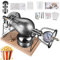 Popcorn Popper, Popcorn Popper a Pressione, Mescola Popcorn Crazy, Popcorn Popper Manuale, con manometro di precisione e Base per Feste in Famiglia (300 ml)