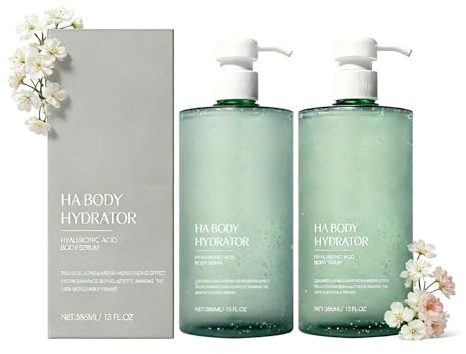 Hyaluronic Acid Body Serum, Deep Moisturizing Body Hydrator for Dry Skin, Firming and Elasticity Boost, Firming and Elasticity Boosting, for Women and Men (2PCS)