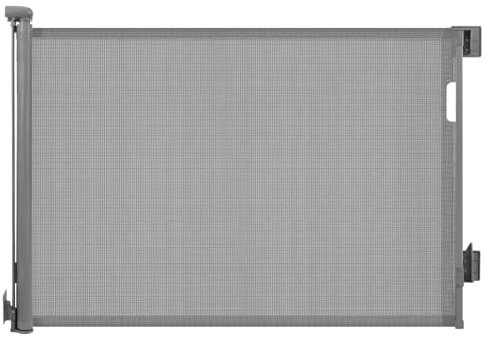 Sekey Barrera Extensible para escaleras 0-200cm – Altura 97 cm, Sin taladrar + Tornillos incluidos | Cancel Plegable para Puerta, Escalera, Perro
