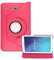 Samsung Galaxy Tab SM-T560 Case, Leather 360 Degree Rotating Smart Stand Folding Folio Tablet Case Cover for Samsung Galaxy Tab E 9.6 (2015) T560 T561 (Pink)