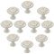 FBSHOP(TM) 10pcs Europäische Stil Kabinett Schublade Ivory Weiß Dresser zieht Türknopf/MöbelKnopf/Möbelgriffe für Badezimmer,Anrichte,Schränke, Schrank,Möbel Hardware
