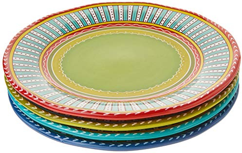 Certified International Valencia Speiseteller, 28,6 cm, mehrfarbig, 4 Stück