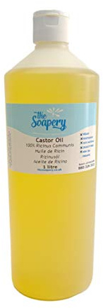 Olio di ricino, puro e pressato a freddo, 1 litro (etichetta in lingua italiana non garantita)