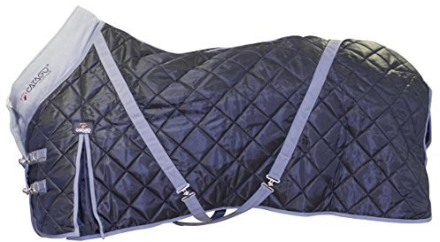 CATAGO Stable 100 g Teppich, schwarz/grau, 135 cm