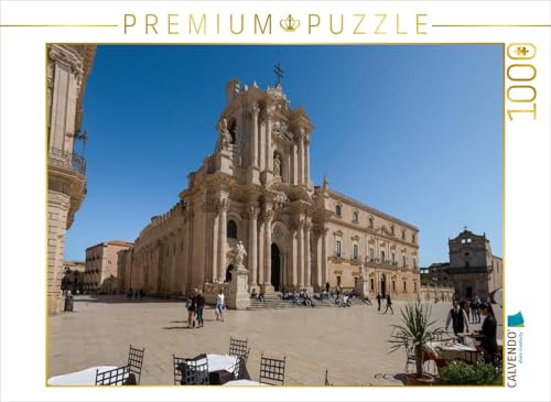 CALVENDO Puzzle Kathedrale Santa Maria Delle Colonne, Syracusa | 1000 Teile Lege-Größe 64 x 48 cm Foto-Puzzle für glückliche Stunden