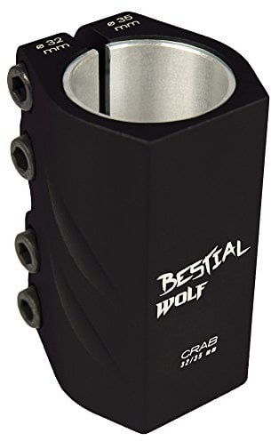 Bestial Wolf Unisex Adult Clamp 4 32 Y Wall - Black, 35 mm