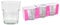 RAYANDIRECT Juego de 3 pcs Claro Vasos Estilo Americano highbal Zumo de Cristal 365 ml