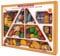 Tachan - Set de 120 piezas de pirámide alimenticia, multicolor (Tachan 7288080)