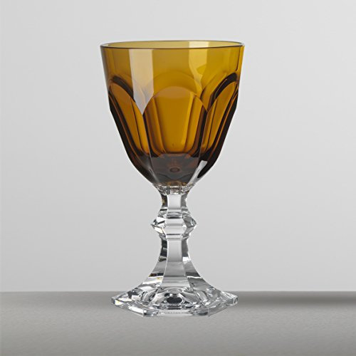 Mario Luca Giusti Set 6 Verre à Eau Dolce Vita Ambre