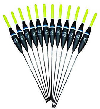 12 x Assorted Pole Floats (Pack 325Y12)