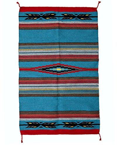 The Route 66 Shop Indianer- & Western-Teppich - Taos Pueblo Feathers, groß - Style I, 180 x 120 cm