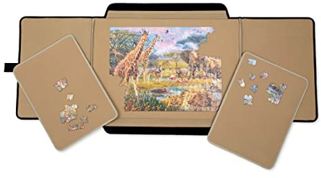 Bits and Pieces - 1000 Piece Puzzle Caddy-Porta-Puzzle Jigsaw Caddy - Puzzle Accessory, Puzzle Table