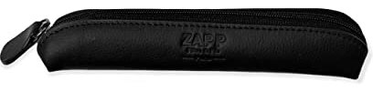 ZAPP- Etui/Tasche echtes Leder für elektronische Zigarette (Leer. Größe: M, Farbe: schwarz)