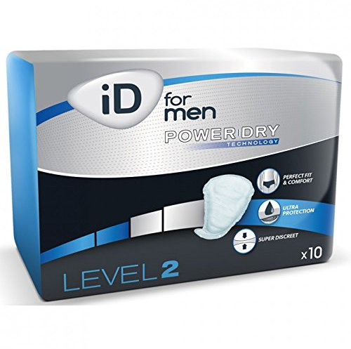 iD for Men Pads - Level 2 (1 Pack of 10)