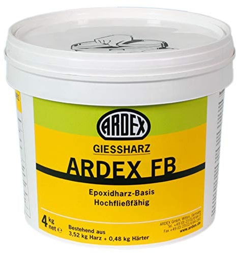 ARDEX FB Gießharz 4 kg - Zum kraftschlüssigen Verbund von Rissen in Estrichen und anderem Untergrund