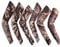 Daimay 6 Stück Temporäre Tattoo Ärmel Gefälschte Slip On Tattoo Arm Ärmel Kit Arm Sonnenschutz Strümpfe Zubehör für Unisex-Party Coole Männer Frauen - Stil 2