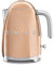 Smeg, KLF03RGEU 1.7L Wasserkocher, Soft-Opening-Kannenverschluss, Herausnehmbarer Anti-Kalkfilter aus Edelstahl, Automatische Abschaltung bei 100°C, Rutschfeste Stellfüße, 2400W Leistung, Roségold