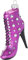 MAGIC Weihnachtskugeln Christbaumkugeln Glamour Glas Auswahl: Stiefelette m. Glitzer 10.5cm