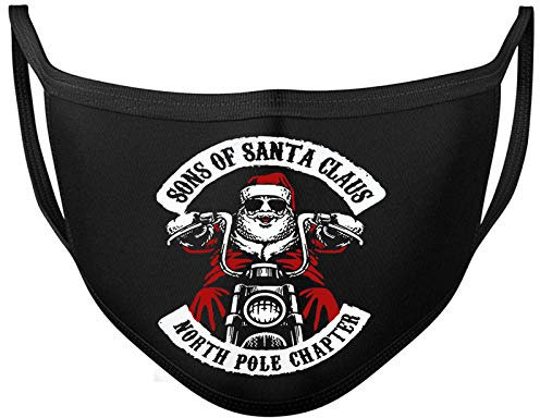 Darkwear Sons of Santa Biker Xmas Weihnachten Santa Claws Fashion Maske Schwarz