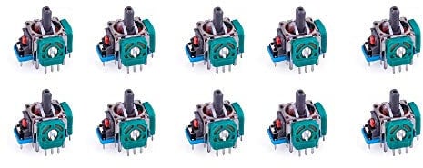 DollaTek 10 Pezzi 3D Joystick analogico sostitutivo per Controller PS4 e Xbox One