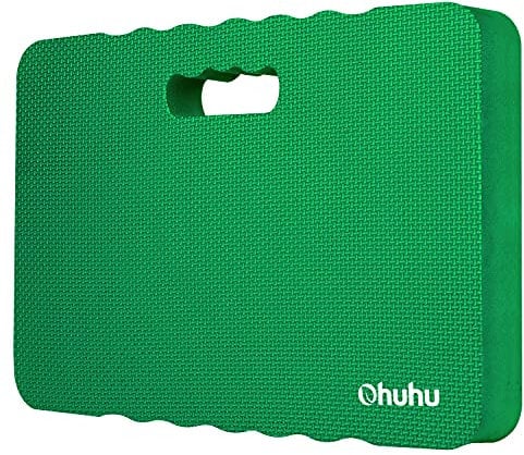 Ohuhu Kniekissen Sitzkissen Mehrzweckkissen ideal für Arbeiten im Garten, Haus und Werkstatt - Premium Knieschoner, Knie-Matte, Sitz Unterlage, Grün, 43 x 28 x 4 cm