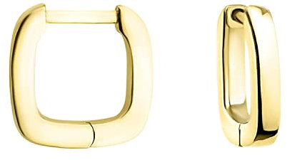 SOFIA MILANI - Damen Ohrringe 925 Silber - vergoldet/golden - Ovale Creole - E1489
