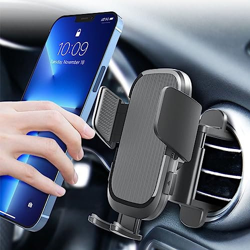 YIEDDE Support de téléphone Portable de Voiture pour Ventilation Ronde Protection Anti-Rayures Support de téléphone Portable de Voiture pour Mercedes-Benz A/B/C/E/S Mini Fiat 500