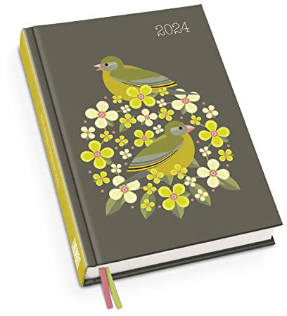 Taschenkalender »I like Birds« 2024 - Von Stuart Cox - Terminplaner mit Wochenkalendarium - Format 11,3 x 16,3 cm