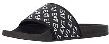 Emporio Armani EA7 Uomo Cursori Modello Logo, Nero, 44 EU