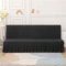 DOTBUY-SHOP Stretch Ohne Armlehne Sofahusse Mit Rock, Milchfaser Antirutsch Sofa Abdeckung Sofa Überzug Armloser Möbel Protector (120-150cm,Anthrazit)