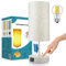 Wondlumi Touch Dimmbar Nachttischlampe mit USB Ladefunktion, Kleine Tischleuchte Weiß mit Schirm, Modern Tischlampe E27 für Geschenk Schlafzimmer, inkl. 6W Warmweiß LED-Birne