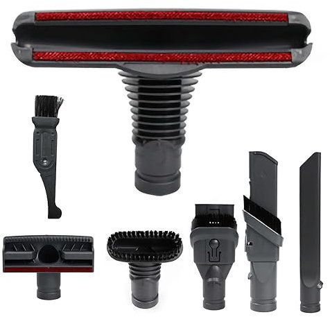 Rhinenet 6 in 1 Vacuum Cleaner Kit Compatible with Dyson V8 V7 V6 V10 SV10 SV11 Vacuum Cleaner Spare Parts Brushes Tools Attachments Set for Dyson V6 DC34 DC35 DC59 Cordless Hoover