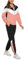 Marvmys Tuta Donna Completa Sportiva Set Leggero Maniche lunghe Colore Contrasto Autunno Invernale Sportivi B-rosa Rosa S