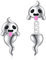 Teufel Ohrstecker für Frauen Sterling Silber Teufel Schmuck Niedliche Tiere Ohrstecker Schmuck Geschenke (Devil)