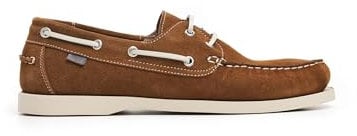 Lois Zapato náutico Piel Ante con Cordones Hombre Color: marrón Talla: 42