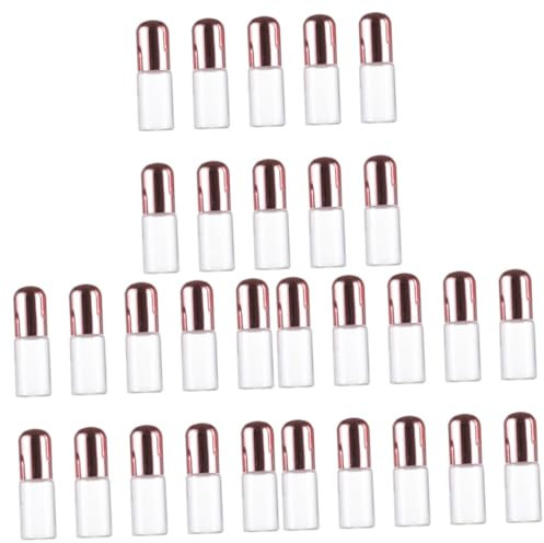 FOMIYES 3 Juegos De Botellas Rellenables De 3 Ml Con Rodillo A Prueba De Fugas Para Perfumes De Viaje (10 Unidades)