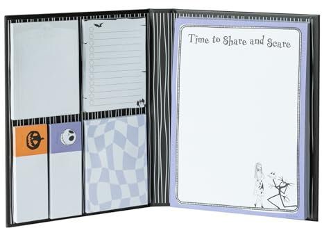 Grupo Erik Notizblock Block Buch Disney The Nightmare Before Christmas Notizzettel Block für To Do Liste Einkaufszettel oder Einkaufsliste - Offizieller Disney Fanartikel