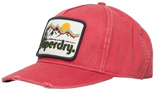 Superdry Women's Trucker Cap, Red Graphic, One Size