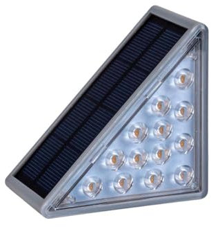 Näve Solarleuchte Wandlampe Außenleuchte LED grau Gartenlampe Balkonleuchte Hauswand